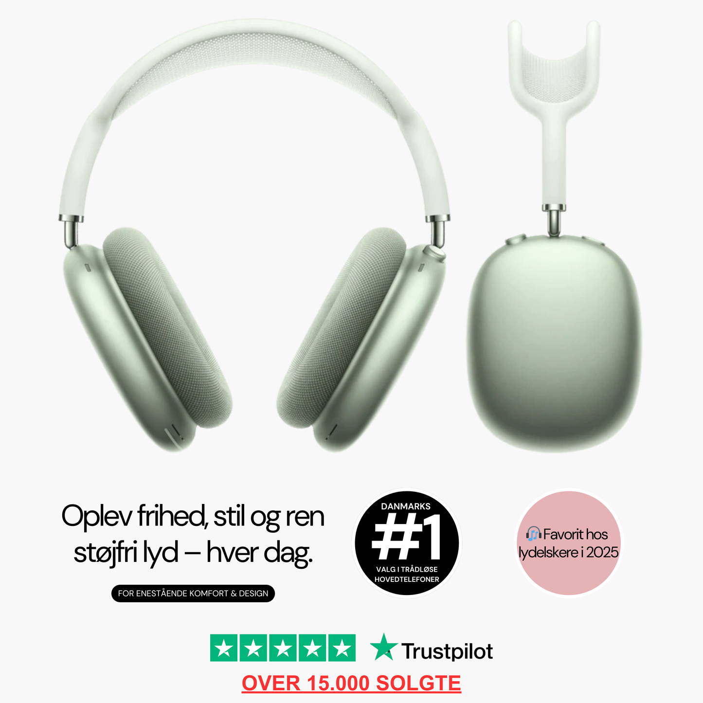 Headset med aktiv støjreduktion – Bluetooth Pro Max